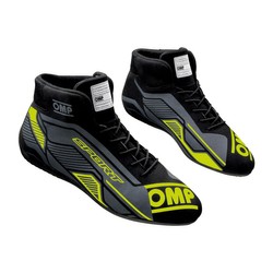 OMP Italy SPORT MY22 Rally Shoes Black/Yellow (FIA)