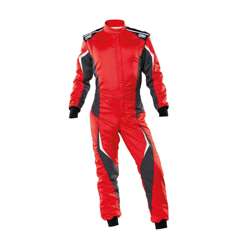 OMP Italy TECNICA EVO MY21 Racing Suit Red (FIA homologation)