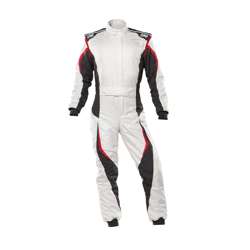 OMP Italy TECNICA EVO MY21 Racing Suit White (FIA homologation)