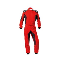 OMP Italy TECNICA HYBRID Racing Suit red (FIA)