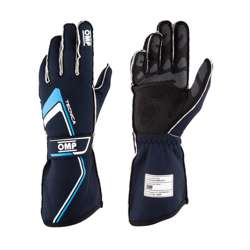 OMP Italy TECNICA MY21 Racing Gloves Dark Blue (FIA)