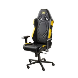 OMP Racing Italy GS Office Seat black-yellow