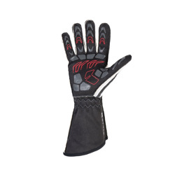 OMP Racing Italy KS-1R Kating Gloves Black/White/Silver