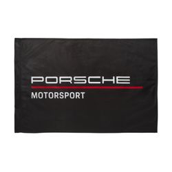 Porsche Germany Team Flag Black