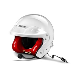 Sparco Italy Air RJ-I Helmet white-red (FIA)