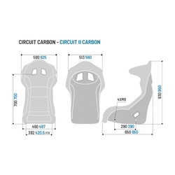 Sparco Italy CIRCUIT II CARBON Car Seat (FIA)