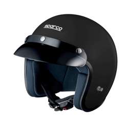 Sparco Italy CLUB J-1 Open Face Helmet Black