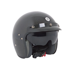 Sparco Italy CLUB J-1 Open Face Helmet Carbon