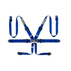 Sparco Italy COMPETITION H-3+2 LT Safety Belts Blue (FIA)