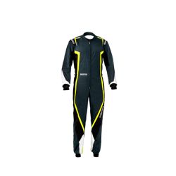 Sparco Italy KERB MY20 Karting Suit grey/yellow (with homologation CIK-FIA)