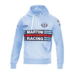 Sparco Italy Mens Martini Racing Hoodie light blue