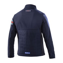 Sparco Italy Mens Martini Racing softshell jacket navy