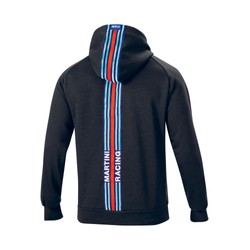 Sparco Italy Men's Stripe Martini Racing Hoodie black