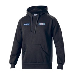 Sparco Italy Men's Stripe Martini Racing Hoodie black