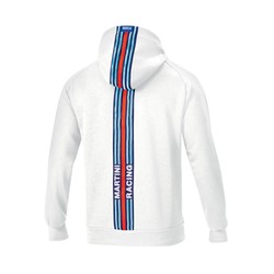 Sparco Italy Men's Stripe Martini Racing Hoodie white