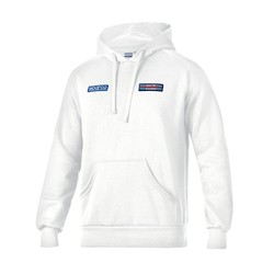 Sparco Italy Men's Stripe Martini Racing Hoodie white