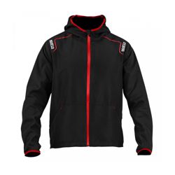 Sparco Italy Mens WILSON Rain Jacket Black