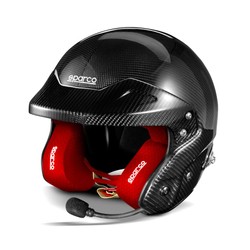 Sparco Italy RJ-I Carbon Helmet black-red (FIA)