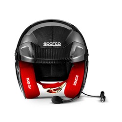 Sparco Italy RJ-I Carbon Helmet black-red (FIA)