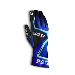 Sparco Italy RUSH MY20 Karting Gloves blue-green