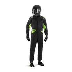 Sparco Italy SPRINT MY22 Race Suit Black/Green (FIA)