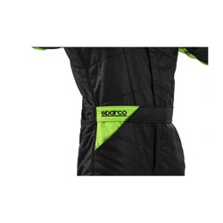 Sparco Italy SPRINT MY22 Race Suit Black/Green (FIA)