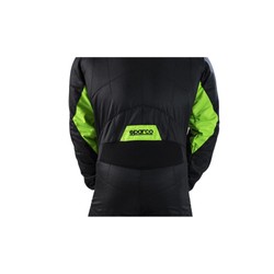 Sparco Italy SPRINT MY22 Race Suit Black/Green (FIA)