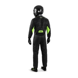 Sparco Italy SPRINT MY22 Race Suit Black/Green (FIA)