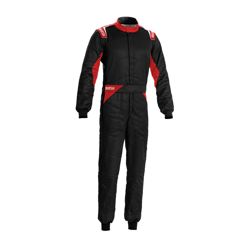 Sparco Italy SPRINT MY22 Race Suit Black/Red (FIA)