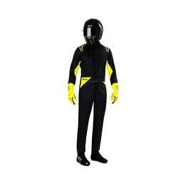 Sparco Italy SPRINT MY22 Race Suit Black/Yellow (FIA)