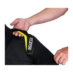 Sparco Italy SPRINT MY22 Race Suit Black/Yellow (FIA)