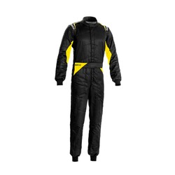 Sparco Italy SPRINT MY22 Race Suit Black/Yellow (FIA)