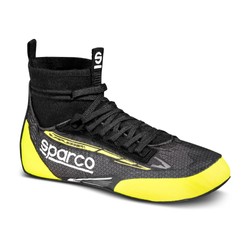 Sparco Italy SUPERLEGGERA MY23 Racing Shoes Black/Yellow (FIA)