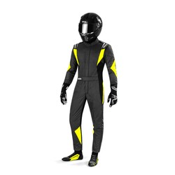 Sparco Italy SUPERLEGGERA Racing Suit Grey-Yellow (FIA)