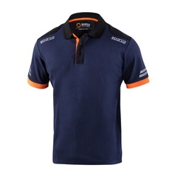 Sparco Italy TECH Mens Poloshirt navy/orange