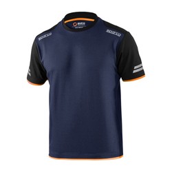 Sparco Italy TECH Mens T-shirt navy/orange