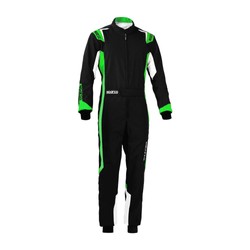 Sparco Italy THUNDER MY22 Karting Suit black/green (CIK-FIA)