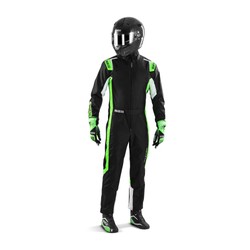 Sparco Italy THUNDER MY22 Karting Suit black/green (CIK-FIA)