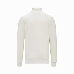 Sudadera para hombre 1/4 zip Seasonal white F1 