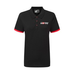 Toyota Gazoo Racing Japan Ladies GR Logo Polo Shirt black