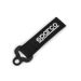 Sparco Italy Leather Keyring Black