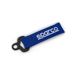 Sparco Italy Leather Keyring Blue